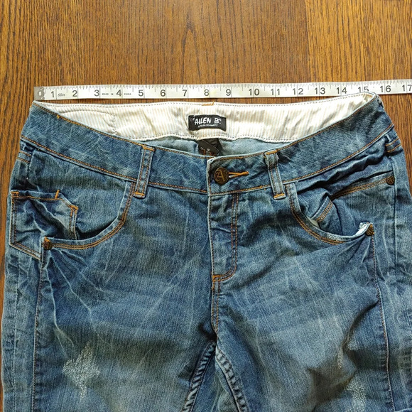 Allen B. Moto Style Medium Wash Skinny Jeans Size Women's 10 - Picture 7 of 13